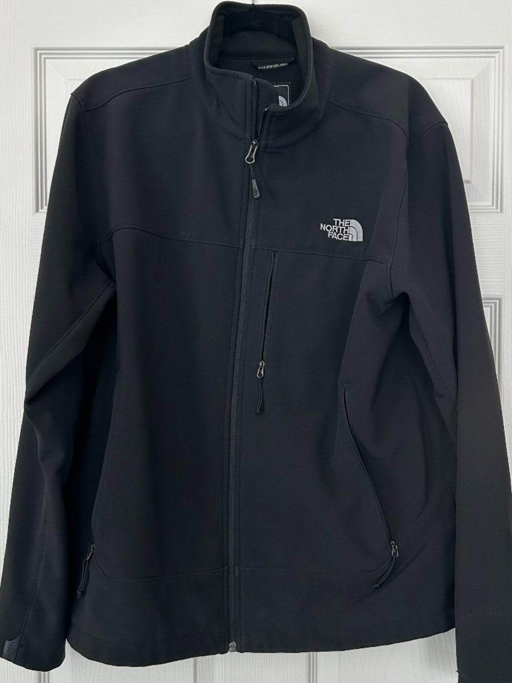 The North Face Apex Bionic 2 Jacket Mens Large Black WindWall Soft Shell - Picture 1 of 8